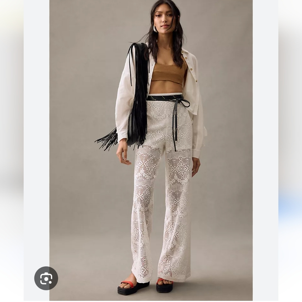 Walter Baker Enrique Marquee Lace pants NWT medium